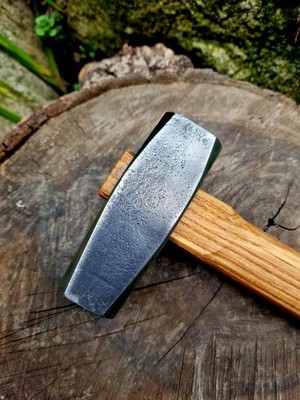 Forgemaster Blacksmith Hammer Best Iron Quality With Wooden Handle 2.6lbs Weight