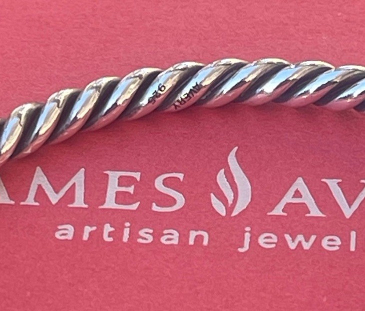 James Avery Retired Twisted Rope Stackable Bangle… - image 6