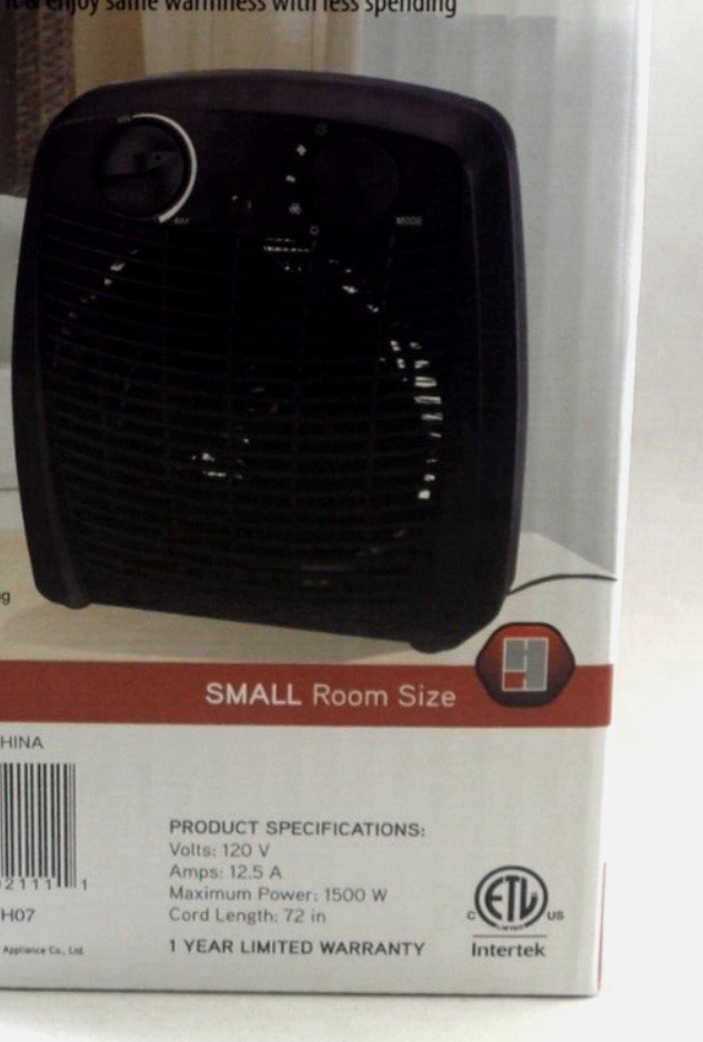 NEW Konwin Compact Fan Heater