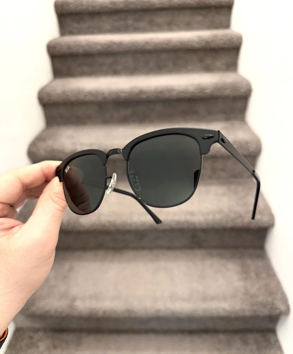 Ray-Ban Clubmaster Black Blue Sunglasses for Men for sale | eBay
