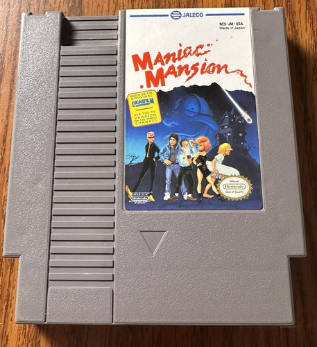 Maniac Mansion Cartridge Only (Nintendo NES, 1990) Tested Authentic