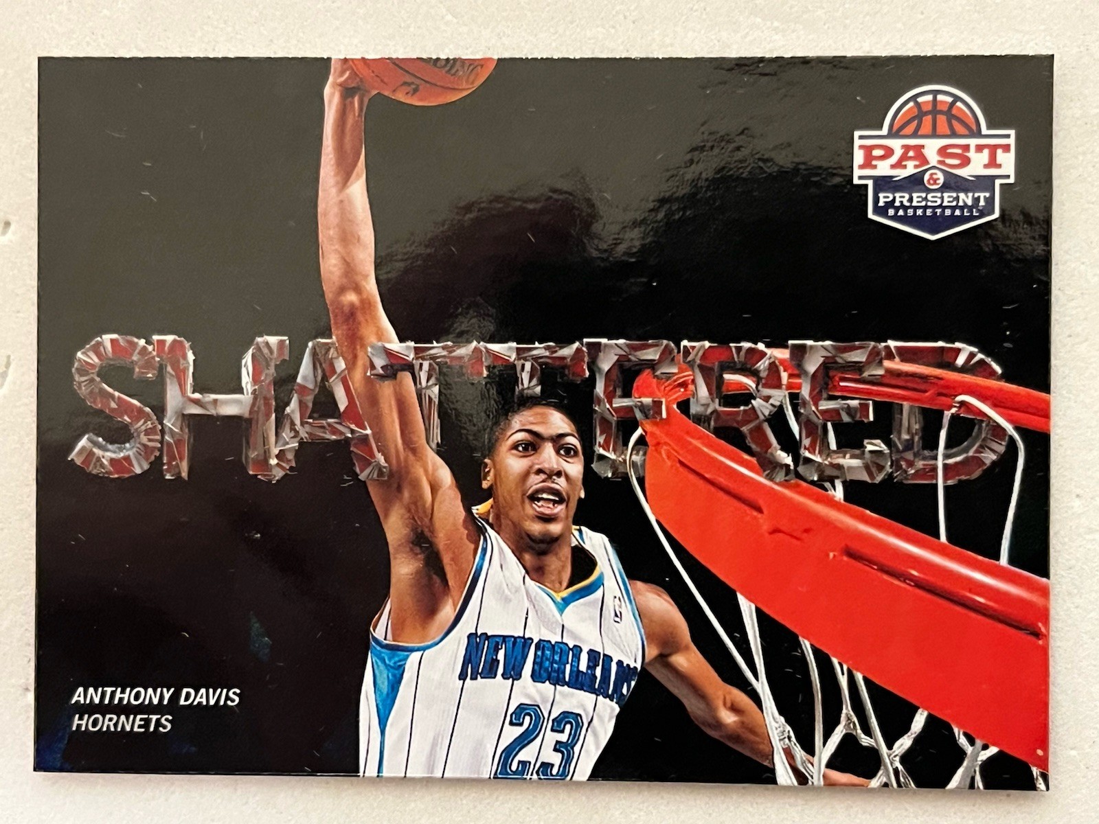 12-13 Panini Past And Present-Anthony Davis Shattered Black SP (RC)