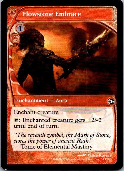 Flowstone Embrace 113 Common Future Sight Magic: The Gathering Lightly Played