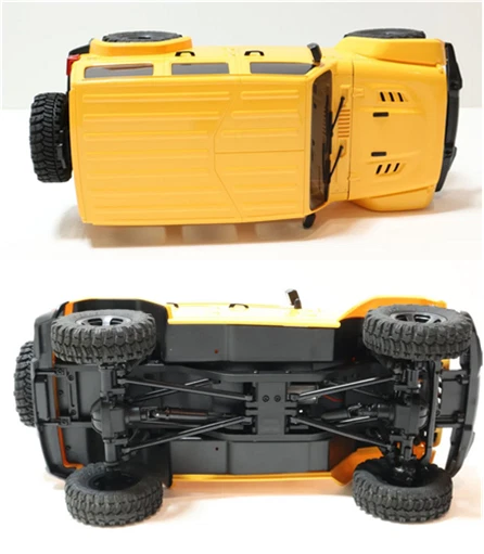 EAZYRC/ FMS 1/18 Arizona Jeep 4WD RTR RC Crawler/ Scaler Yellow 9G Servo - Image 4 of 4