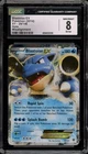 Pokemon Blastoise EX XY Holo Rare #29 MISALIGNMENT ERROR CGC 8