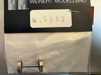 Weinert 5652 ++ Vorlauf-Radsatz RP25, 9 Speichen, d=9,8mm ++ NEU und OVP
