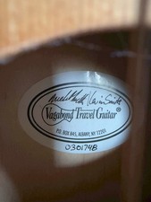 Hand made and signed by the craftsperson - Vagabond Travel Guitar