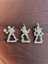Blood Bowl 2nd Edition - Dark Elf Players x3 - METAL - Used