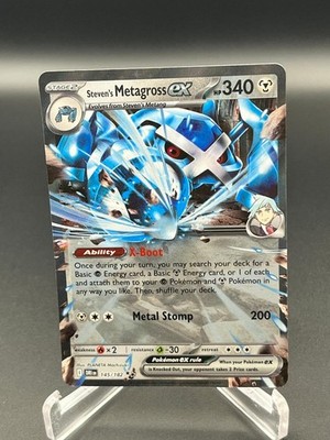 Pokemon Steven's Metagross ex 145/182 Destined Rivals PLANETA Mochizuki NM