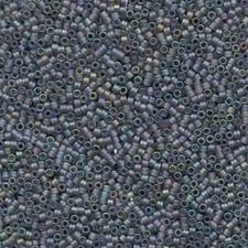 11/0 MIYUKI DELICA Matte Grey AB Seed Bead 8g 