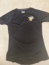 Pro Fanatics Pittsburgh Penguins NHL Authentic T-Shirt Women’s M Black