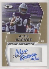 2019 Sage Hit Premier Draft Rookie Auto Gold 35/100 Alex Barnes #A15 Auto 2b2