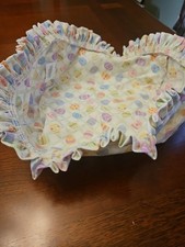 Longaberger 2005 Easter Basket Liner – Pastel Egg Print – NEW – Retired Seasonal