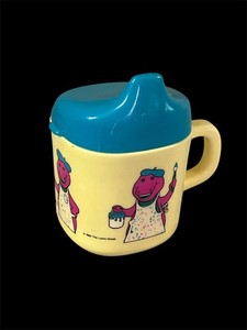Barney Sippy Cup! The Lions Group! 1992!