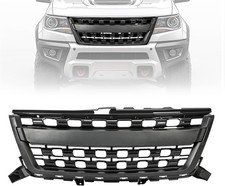 Front Grill Grille Compatible With 2015-2020 Chevrolet Chevy Colorado Black Bump