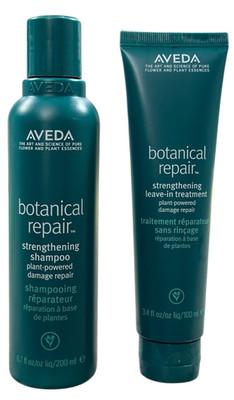 Aveda Botanical Repair Strengthening Shampoo (6.7 oz) & Conditioner (3.4oz) Duo