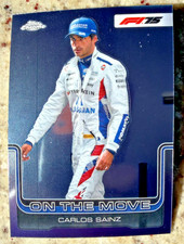 2025 Topps Chrome F1 Carlos Sainz On the Move #189 Base
