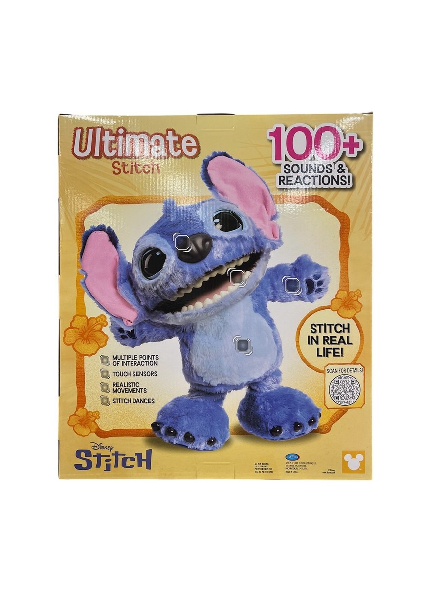 Disney Ultimate Stitch Interactive Feature Plush Toy 43cm - New