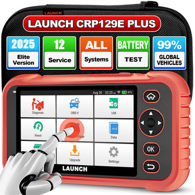 LAUNCH CRP129E PLUS KFZ Diagnosegerät Auto OBD2 Scanner ECU-Coding Injector EPB