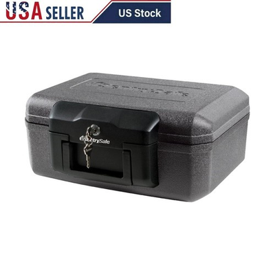 #ad #ad Fireproof Safe Box Key Lock Document Storage Portable Fire Resistant 0.18 Cu Ft $49.00