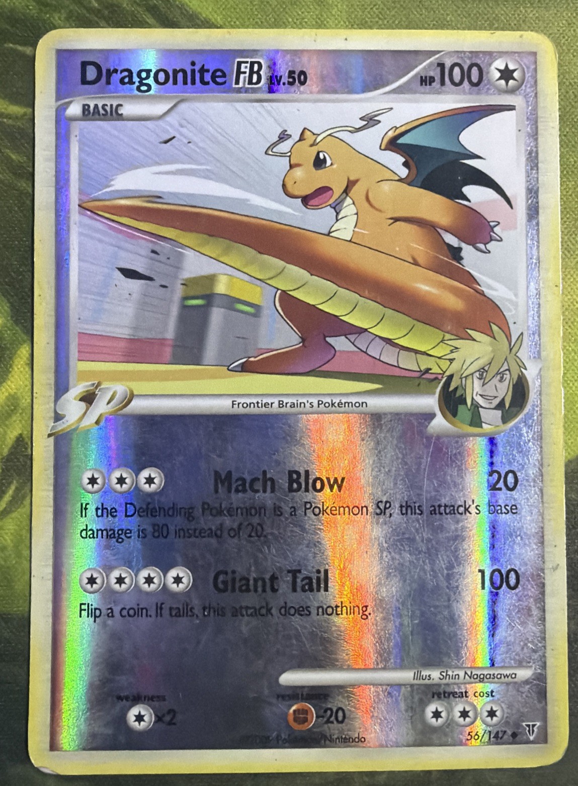 Dragonite FB Reverse Holo 56/147 - Supreme Victors - Moderate Play