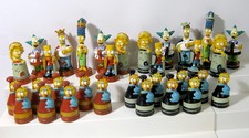 Piezas de juego de ajedrez de PVC Cardinal Games The Simpson's 2002 vintage