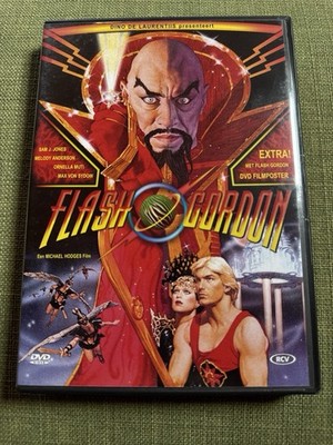 Flash Gordon - Dvd - mit Poster - Holland Import mit deutschen Ton - Top