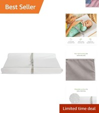Secure Grip Waterproof Baby Changing Pad, 14.75 x 31, White