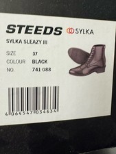 STEEDS Reitschuhe Reitstiefel Reiten Sommer ungefüttert Gr. 37 schwarz