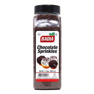 Chocolate Sprinkles, 1.5 lbs   Sweet Topping for Desserts, Ice Cream, Cakes, ...