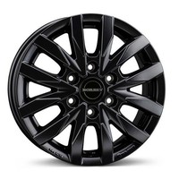1X Borbet Design CW6 Black Matt 6.5Jx16 6X130 ET62