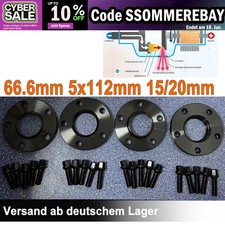 Spurverbreiterung mit Schrauben für Audi A4 A5 A6 A7 Spurplatten 66.6 15/20mm