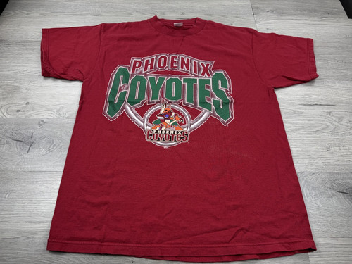 Vintage Phoenix Coyotes Shirt Mens XL Hockey Logo 7 NHL Short Sleeve 90s