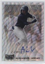 2021 Leaf Metal Draft 1990 Silver Wave Alexander Vargas #LA-AV1 Auto nd3