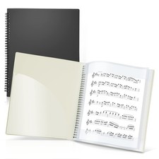 CRANBURY Sheet Music Folder 8.5x11 - Dual Use Music Holder Black , Store Pag...
