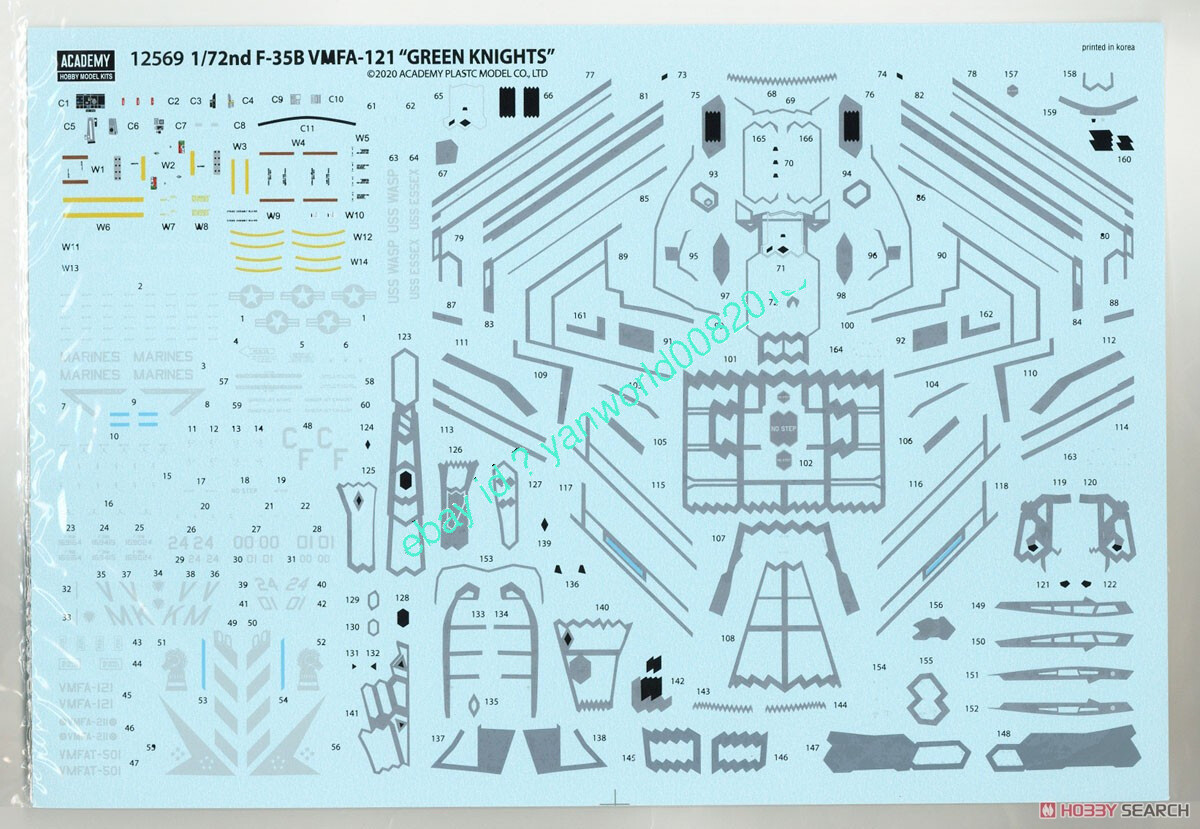 1/72 F-35B VMFA-121 \"Green Knights\" 完成品 F-35B Lightning II VMFA-121 