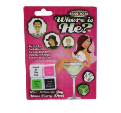 Bride To Be Where Is He? Ultimate Guy Hunt Party Bridal Shower Gift Girls Night
