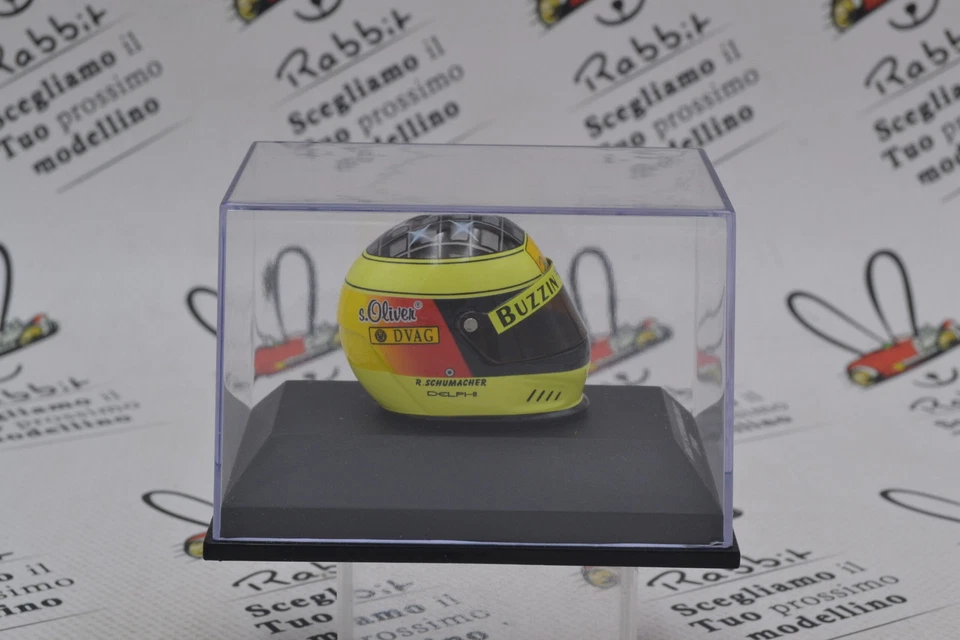 Die Cast " Helmet RALPH SCHUMACHER 1998 " MINICHAMPS Scale 1/8 (514387810) - Image 4 of 4