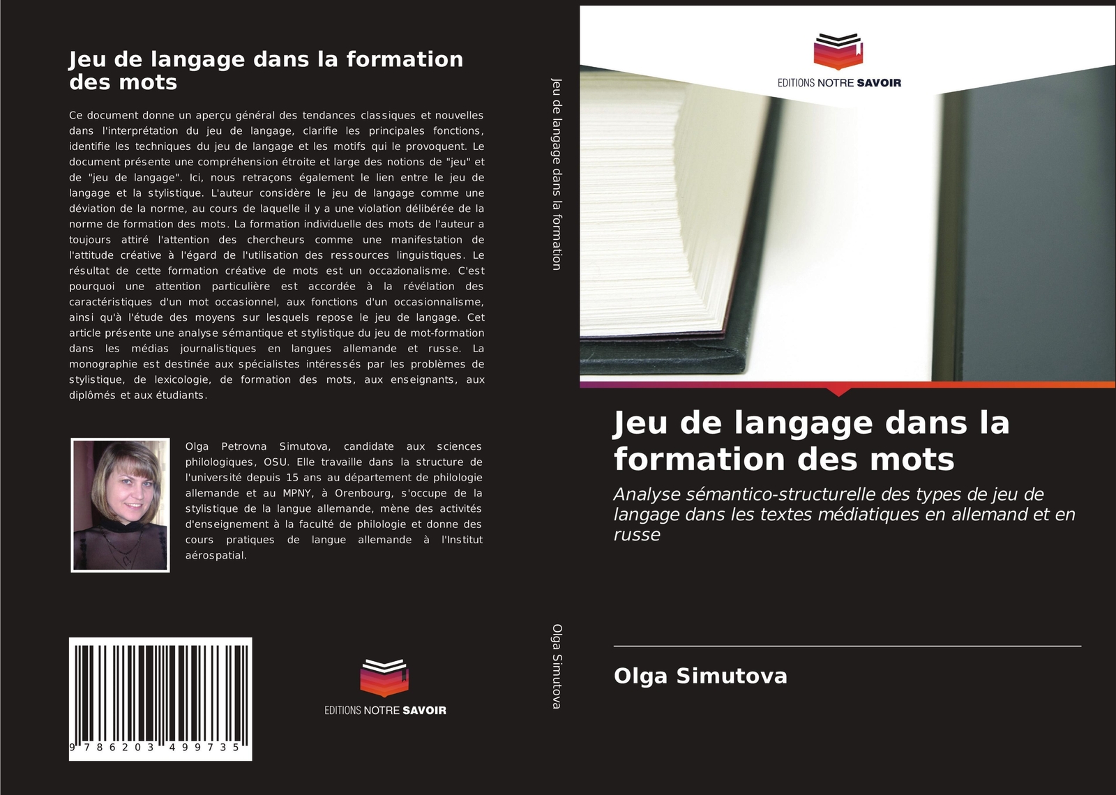 Thumbnail - Jeu De Langage Dans La Formation Des Mots Olga Simutova Taschenbuch