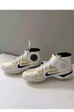 Nike React Alpha Huarache Elite 3 Mid Gold Baseball Cleats Sz 16 NEW CV3551 101