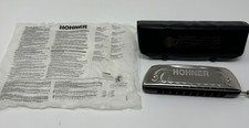 Hohner 253C Chrometta 10 Chromatic Harmonica With Case