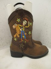 Toddlers Disney Pixar Toy Story Brown Side Zip Boots Size 7