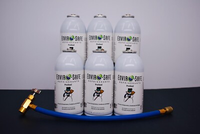 Proseal, Envirosafe Proseal, 6 cans (4oz, 113 grams) with R12/22 Brass Hose