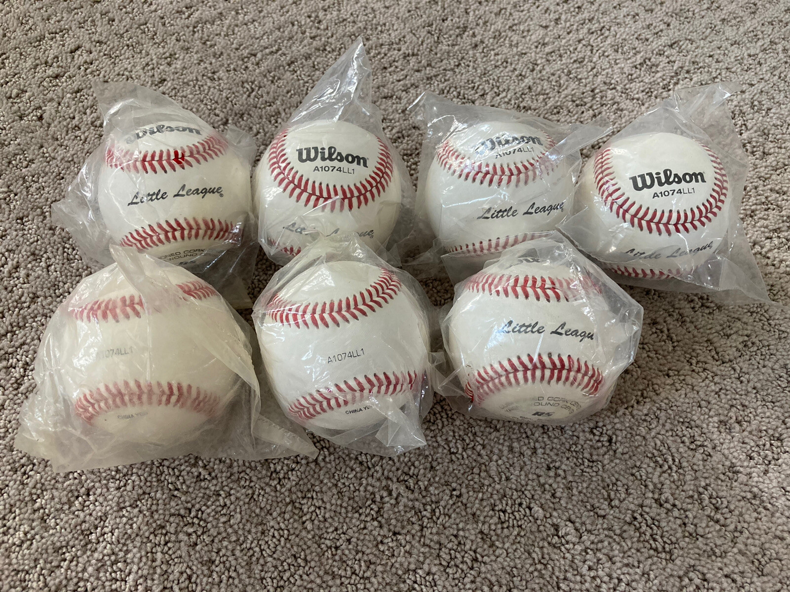 Wilson A1074 Little League Series Baseball (Lot de 12