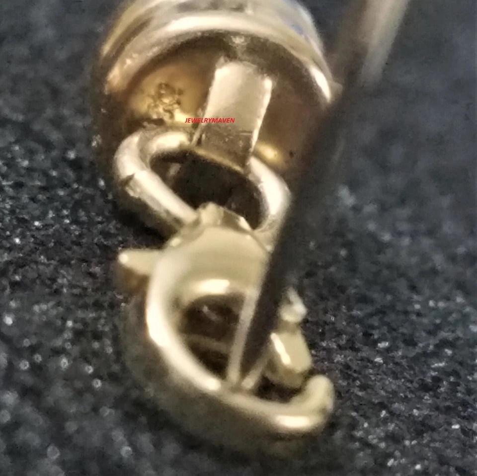 5.5mm 14k MAGNETIC CLASP Converter Solid Yellow Gold Chain Extender 7mm Lobster - Image 3 of 4