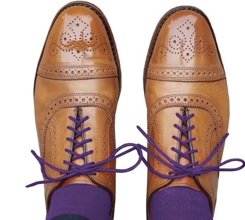 New Mens Coloured Thin Shoe laces 70cm 95cm Long For Shoes Leather Brogues Boots - Picture 22 of 24