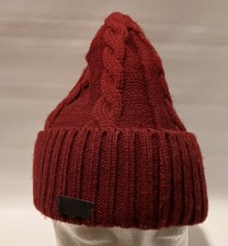Levi's Burgundy CableKnit Beanie