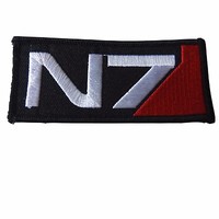 Mass Effect N7 Embroidered Patch Mass Effect N7 Embroidered Patch