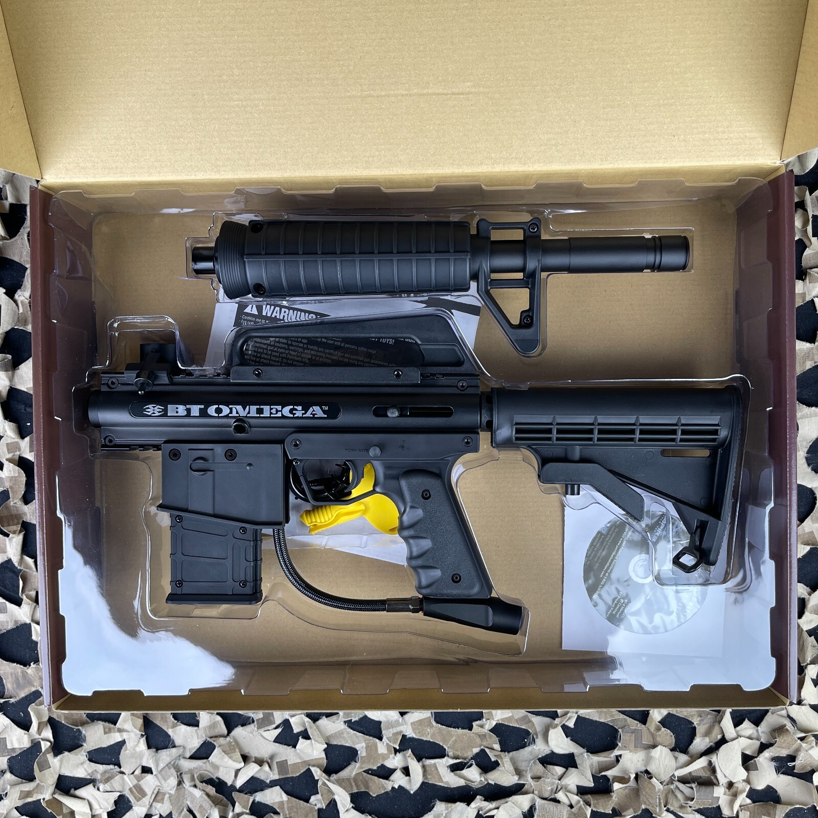 NEW Empire Battle Tested Omega Paintball Gun Black eBay