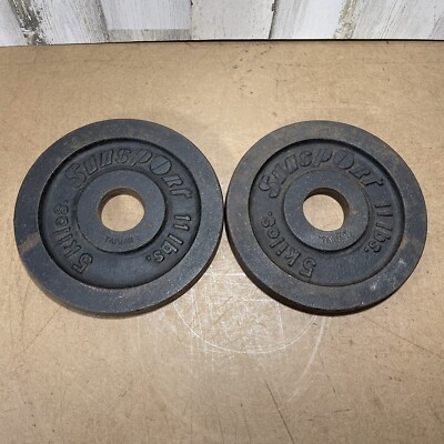 2-11 Lb Olympic Size Weight Plates SUNSPORT